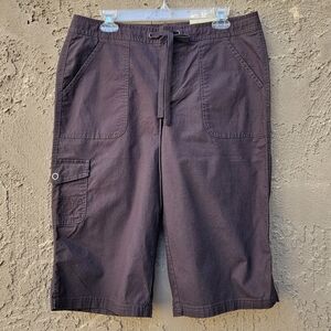 Dockers Brown Capri Cargo Pants